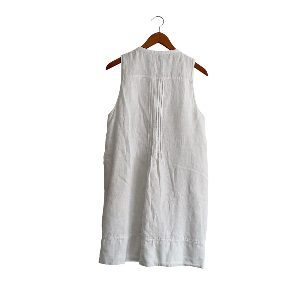 Faherty White Sleeveless Midi Tunic Dress - Picture 3 of 13